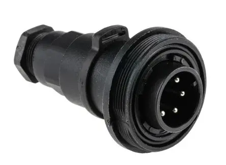 Produktfoto 1 von Bulgin Standard Buccaneer 38 Standard Rundsteckverbinder Stecker 6-polig Stecker 5A Inline IP68