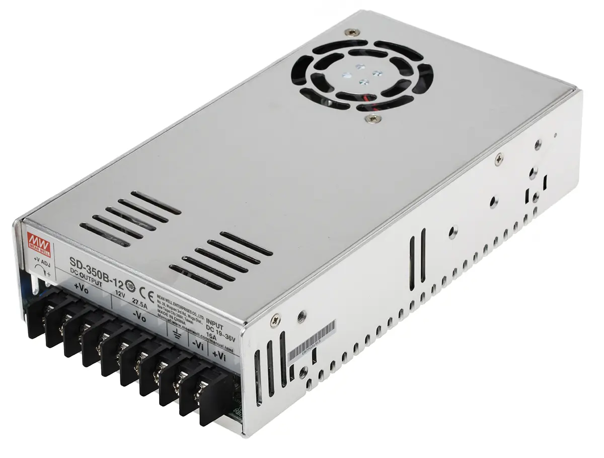 MEAN WELL SD-350 DC/DC Konverter, 12V dc OUT 0 A Oberfläche 36V dc 1.5 kV ac 330 W -20 °C 60 °C