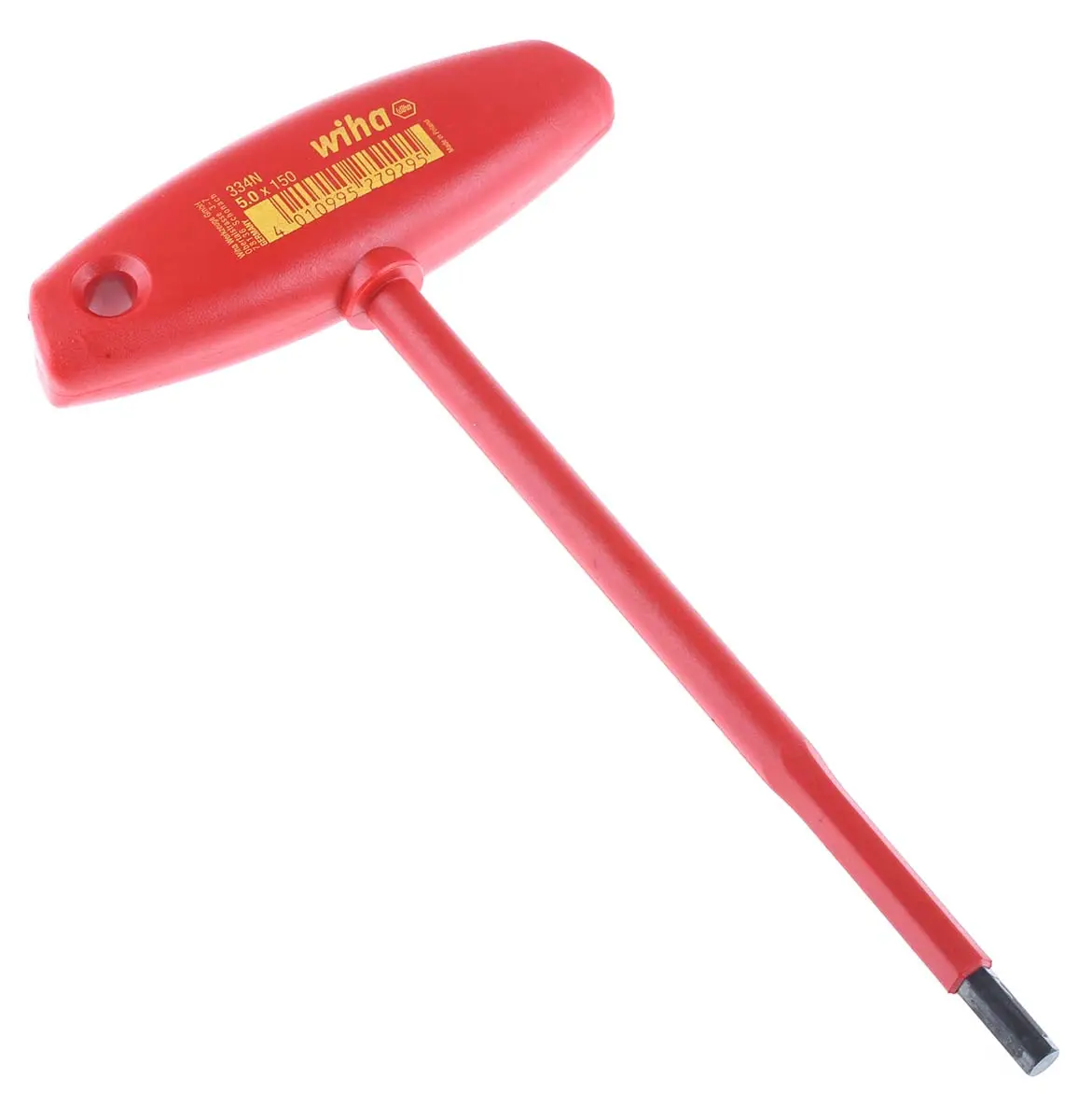 Produktfoto 1 von Wiha metrisch Innensechskant-Schlüssel 5mm T-Griff lang