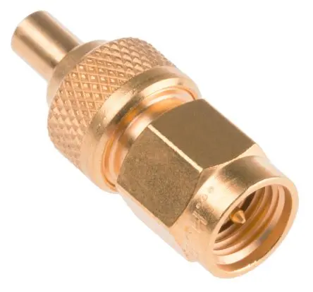 Produktfoto 1 von Huber+Suhner HF Adapter, 50 Ω, Gerade, 6GHz Stecker Buchse, Koaxial Nennspannung