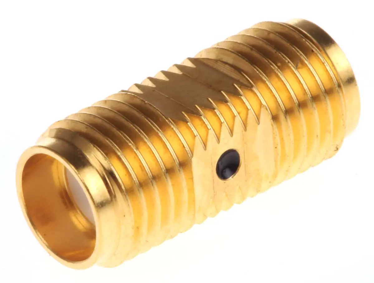 Produktfoto 1 von Huber+Suhner HF Adapter, 50 Ω, Gerade, 18 GHz Buchse Buchse, Koaxial SMA