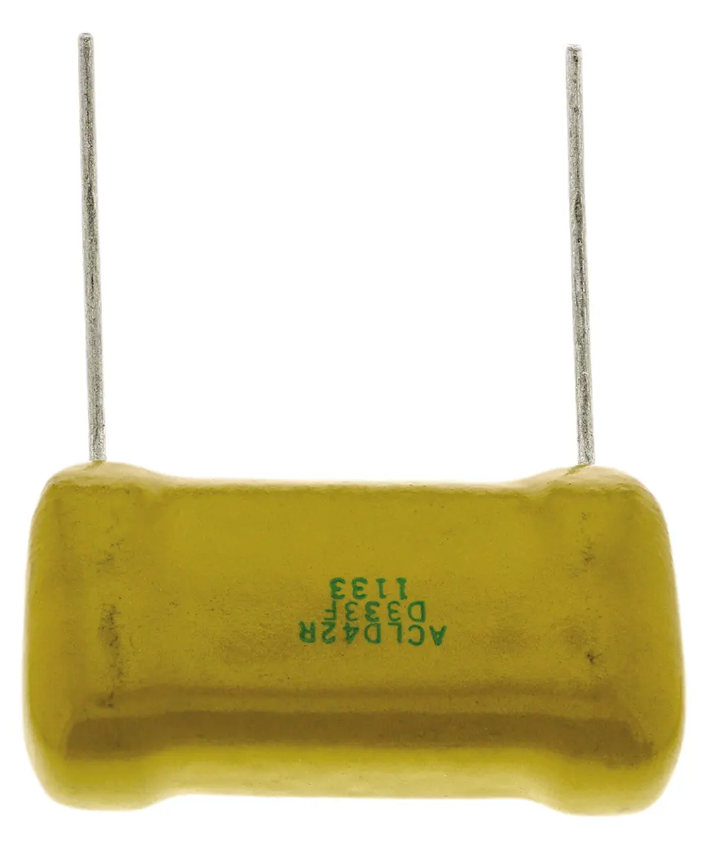 Produktfoto 1 von RS PRO D Glimmerkondensator 33 nF 500V dc ±1 %, Raster 26.67 mm Flach 150 °C