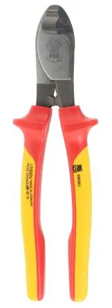 Produktfoto 1 von RS PRO VDE 1000V zugelassen Glatt Drahtschneider Schließer (NO) 210mm, Schneidleistung 70 mm
