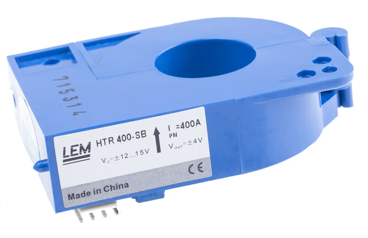 Produktfoto 1 von LEM HTR 50 to 500-SB Stromwandler 400 A, Panel, 12V, 15 V, 21 mm