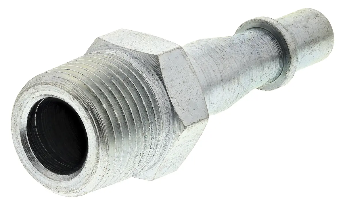 Produktfoto 1 von PCL Pneumatische Schnellsteckkupplung Stahl Stecker, R, Einfachwirkend