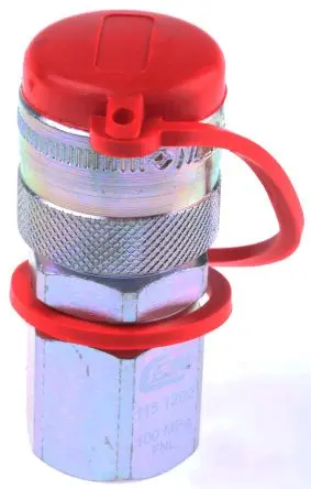 Produktfoto 1 von CEJN 115 Hydraulik-Schnellkupplung Stahl Buchse G, 1/4 in, 100 Mpa