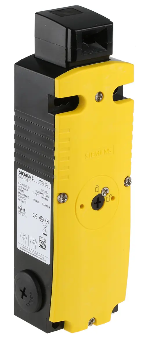 Produktfoto 1 von Siemens, 3SE5 Magnetverriegelungsschalter Ja Betätiger inklusive, Standardcodierung, 2 Öffner