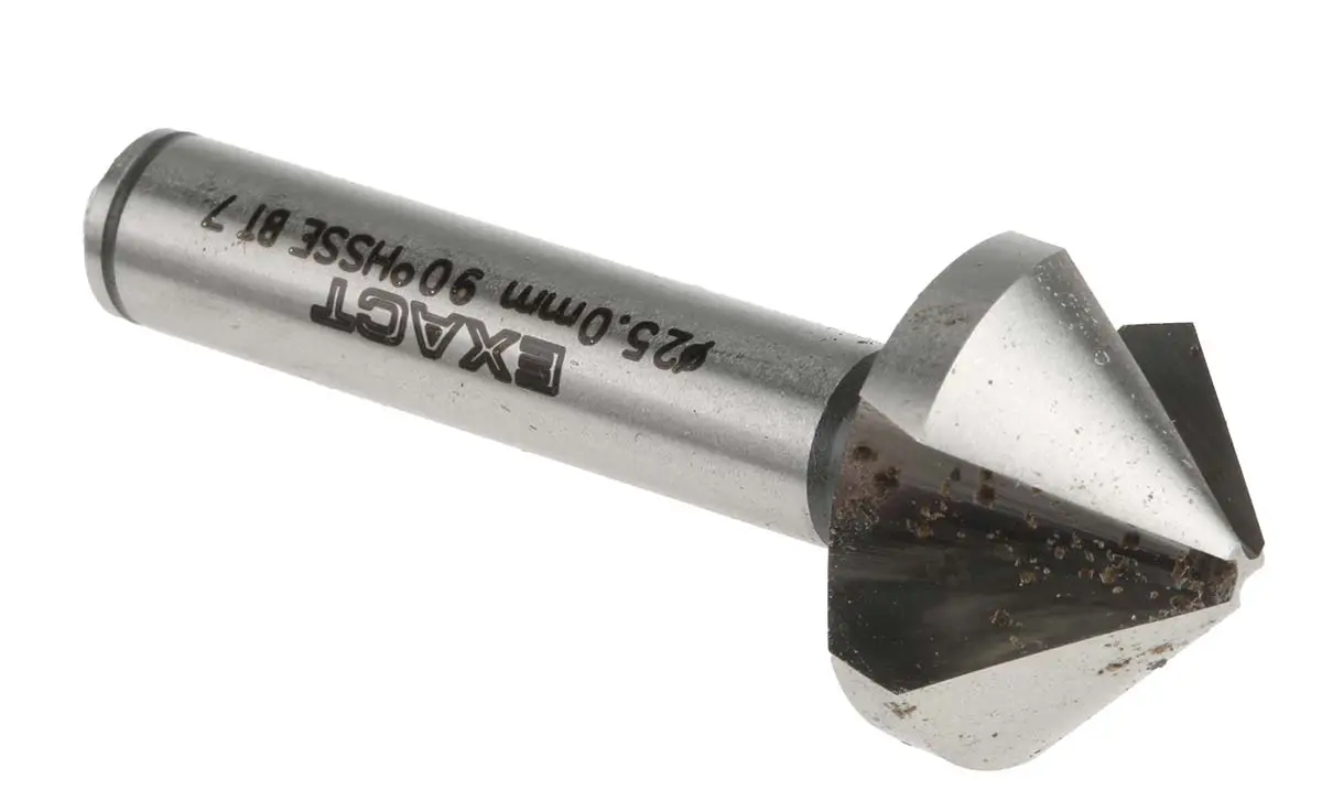 Produktfoto 1 von EXACT HSS-E Bohrer Ø 25 mm, 3 Schneiden, 90 ° 1, 67 mm