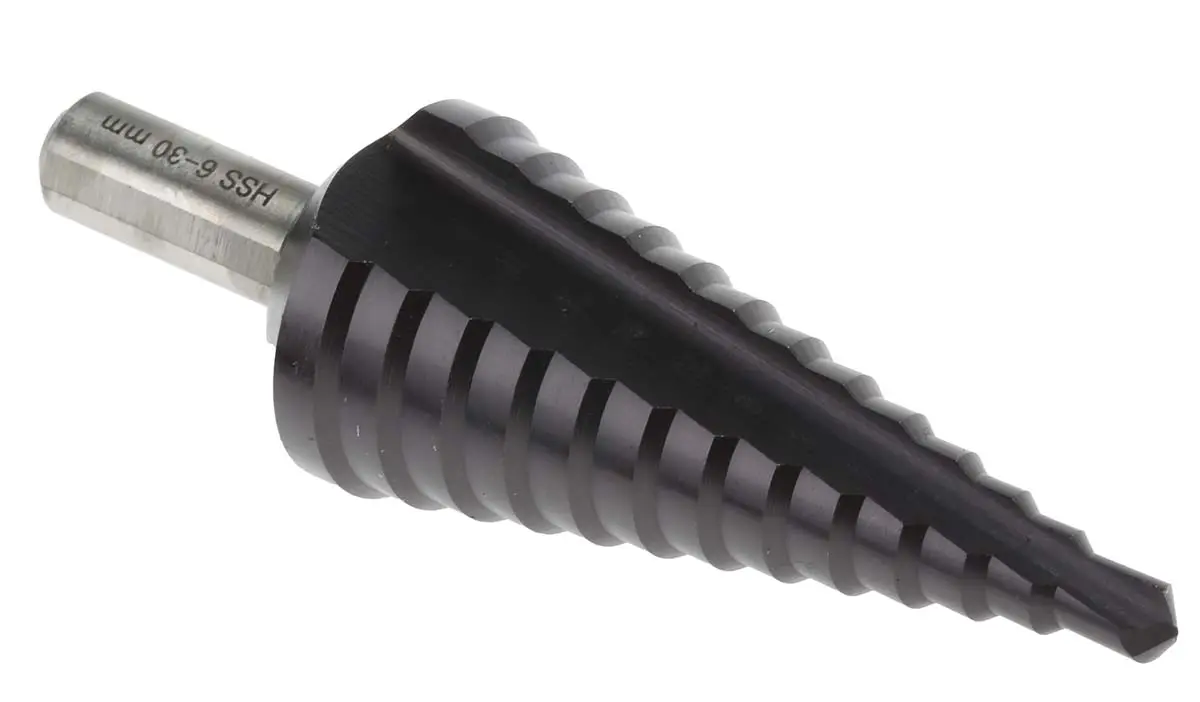 Produktfoto 1 von EXACT HSS Stufenbohrer 13-stufig, 6mm → 30mm