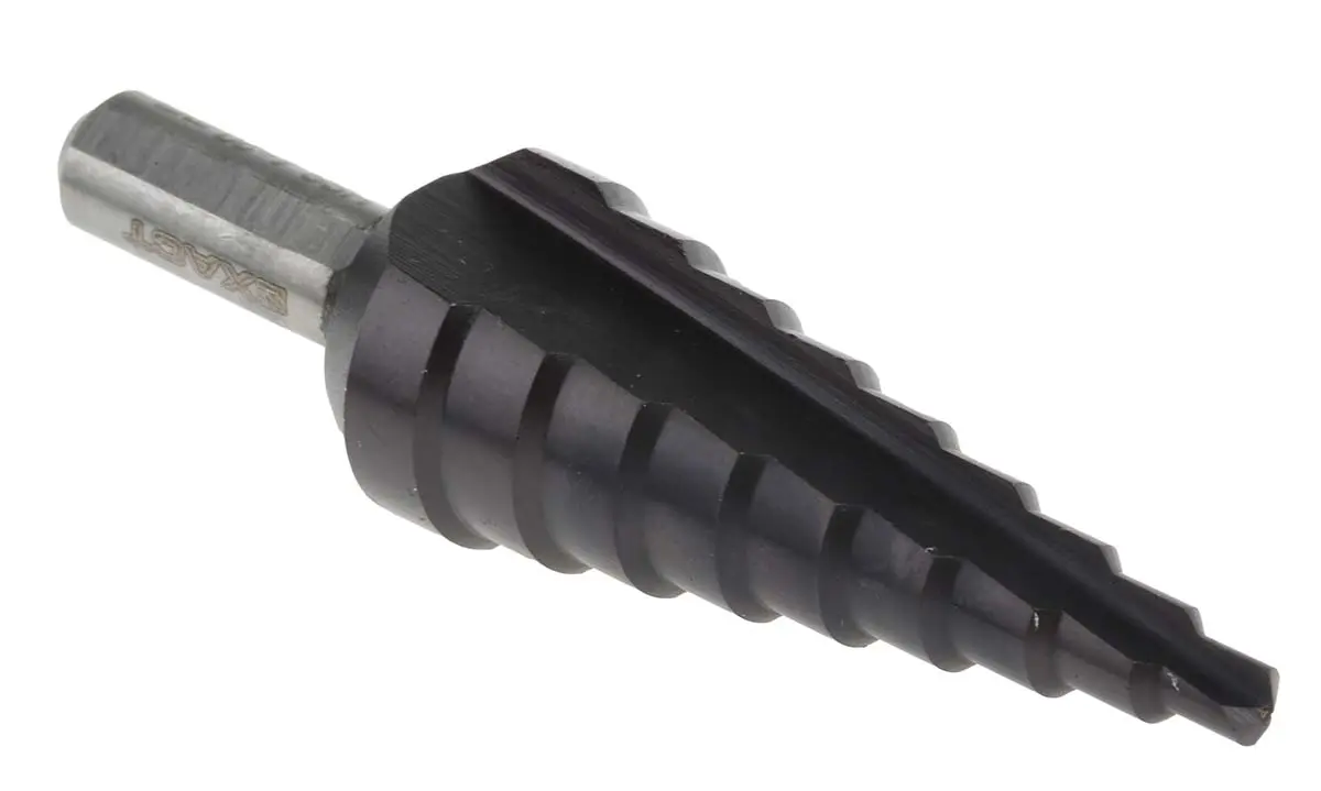 Produktfoto 1 von EXACT HSS Stufenbohrer 9-stufig, 4mm → 20mm