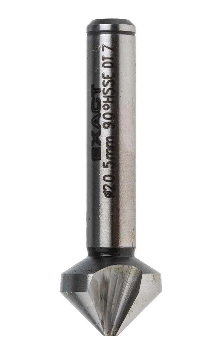 EXACT HSS-E Bohrer Ø 20.5 mm, 3 Schneiden, 90 ° 1, 63 mm