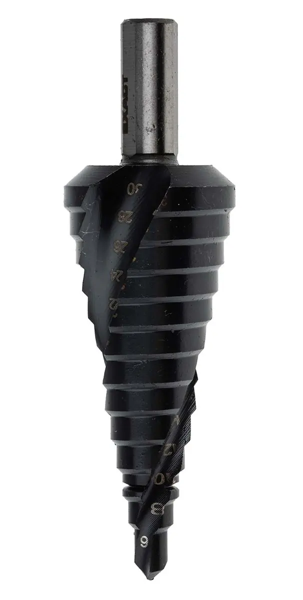 Produktfoto 1 von EXACT HSS Stufenbohrer 13-stufig, 6mm → 30mm