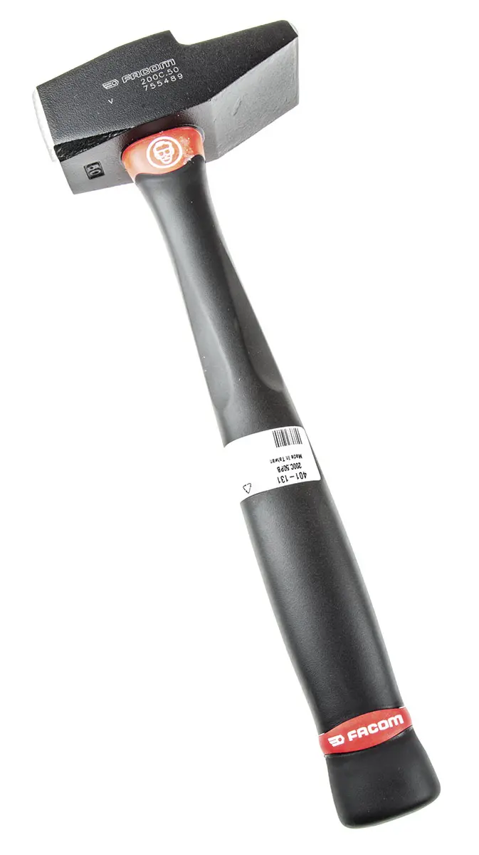 Facom Hammer, Ingenieurshammer aus Kohlenstoffstahl 1.91 kg Graphit-Stiel 360 mm
