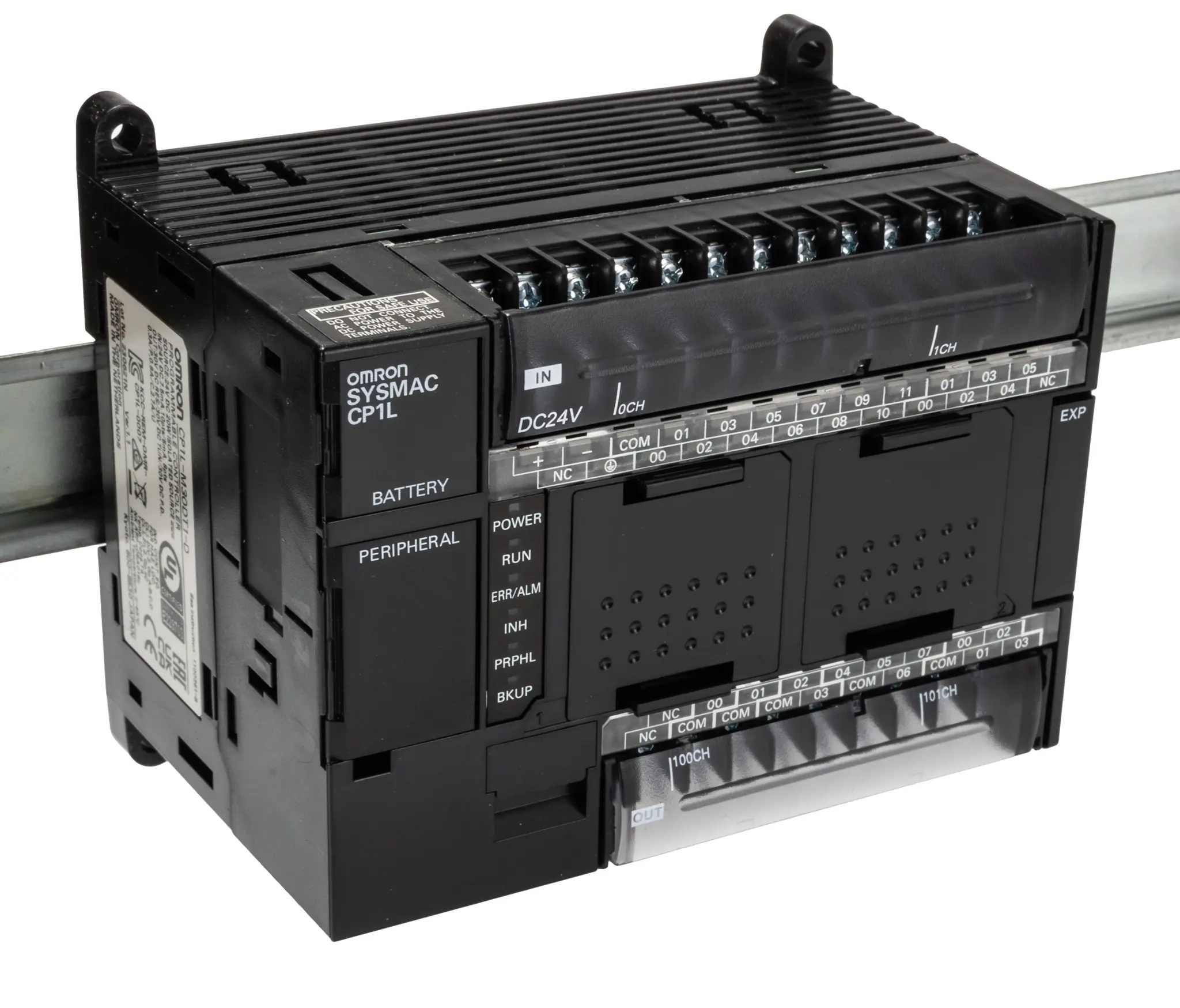 Produktfoto 1 von Omron CP1L SPS CPU, 18 (DC) Eing. Transistor Ausg.Typ DC Eing.Typ für Serie SYSMAC CP1L 20,4 → 26,4 V dc