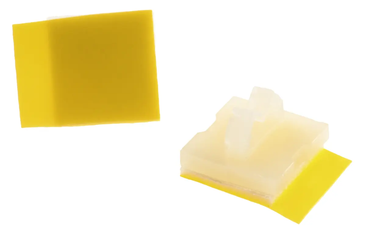 Produktfoto 1 von Essentra MWSEB Kabelhalter Kabelklemmen-Jumper selbstklebend Nylon 9,5 mm x 4mm x 9.5mm