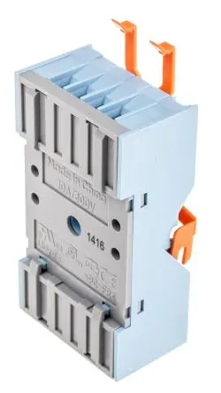 Produktfoto 1 von Releco Relaissockel MRC, 8 -Kontakt, DIN-Hutschiene, 300V ac