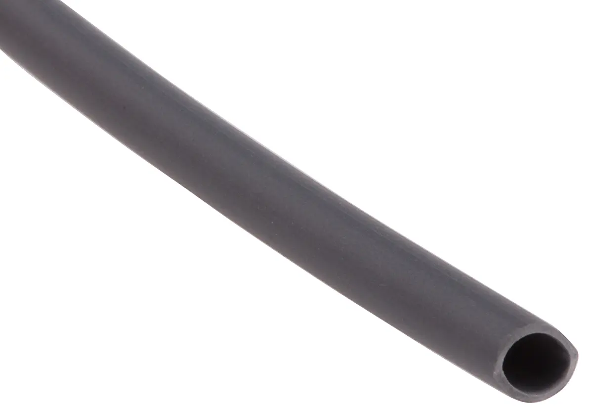 Produktfoto 1 von RS PRO Kabelschlauch Grau PVC für Kabel-Ø 3mm, Länge 40m