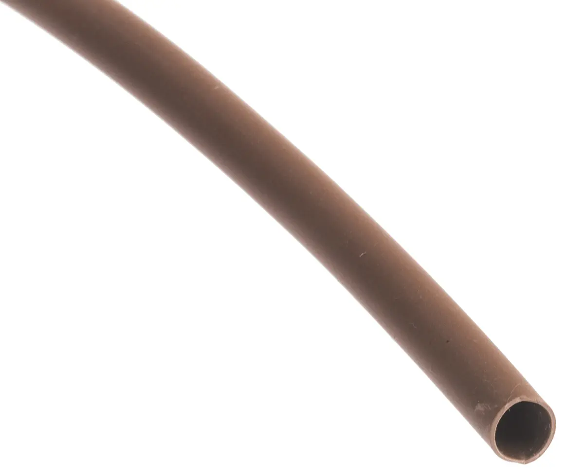 Produktfoto 1 von RS PRO Kabelschlauch Braun PVC für Kabel-Ø 4mm, Länge 30m