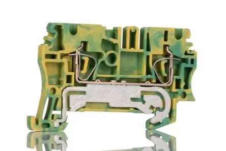 Produktfoto 1 von Weidmüller Schutzleiterklemme, ZPE 2.5, 2-polig, 12AWG, 26 AWG, 4mm² Klemme, Grün Wemid IECEx/ATEX