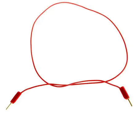 Produktfoto 1 von Staubli Steckverbinder-Messleitung 3A Stecker / Stecker, Rot Polyvinylchlorid-isoliert 300 mm, 30 V ac, 60V dc
