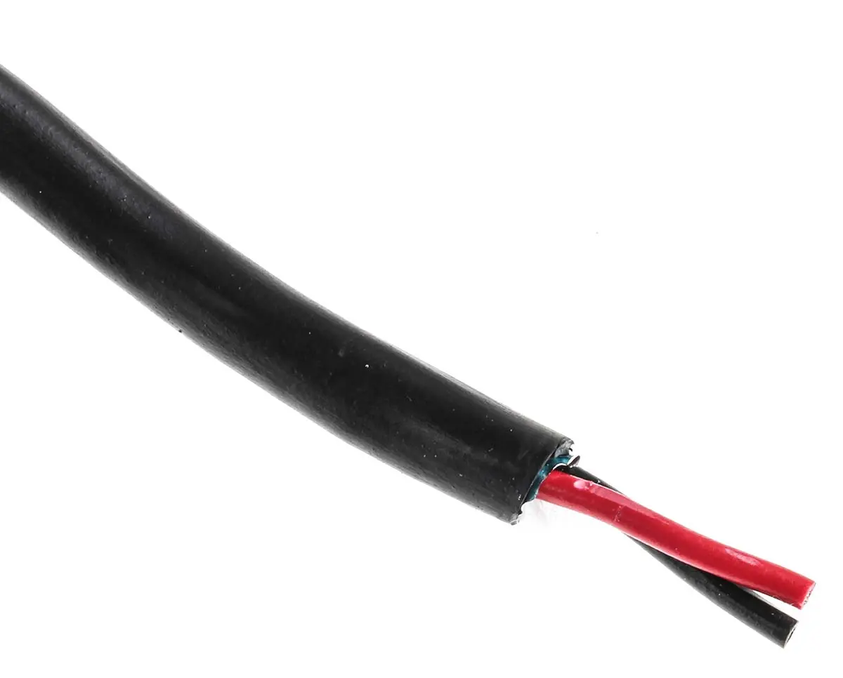 Produktfoto 1 von Alpha Wire XTRA-GUARD 2 Steuerkabel, 2-adrig 0.56 mm² 20 AWG Schwarz Geschirmt, 30 m, Polyvinylchlorid