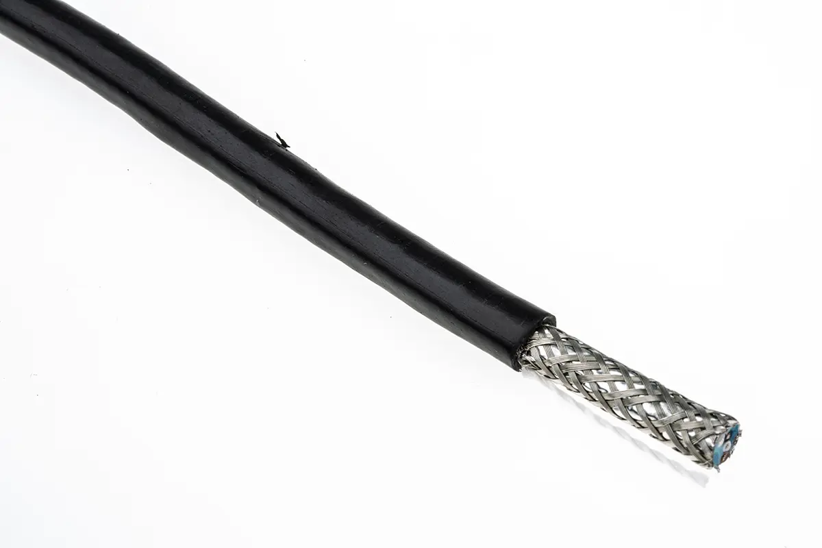 Produktfoto 1 von Alpha Wire XTRA-GUARD 2 Datenkabel, 2-paarig 0,23 mm Ø 6.1mm Folie und Geflecht Schirmung PUR isoliert Twisted Pair