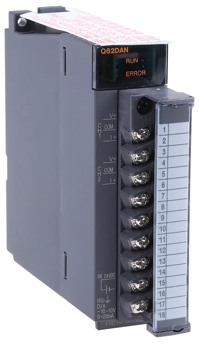 Produktfoto 1 von Mitsubishi Electric MELSEC Q SPS-E/A Modul für Serie MELSEC Q 2 x Digital Eingang / 2 (Kanal) x Analog Ausgang