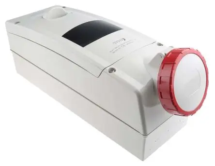 Produktfoto 1 von Scame ADVANCE 2 Fehlerstrom-Schutzeinrichtung Gelb, 415V 3P+N+PE / 32A, Wand IP67