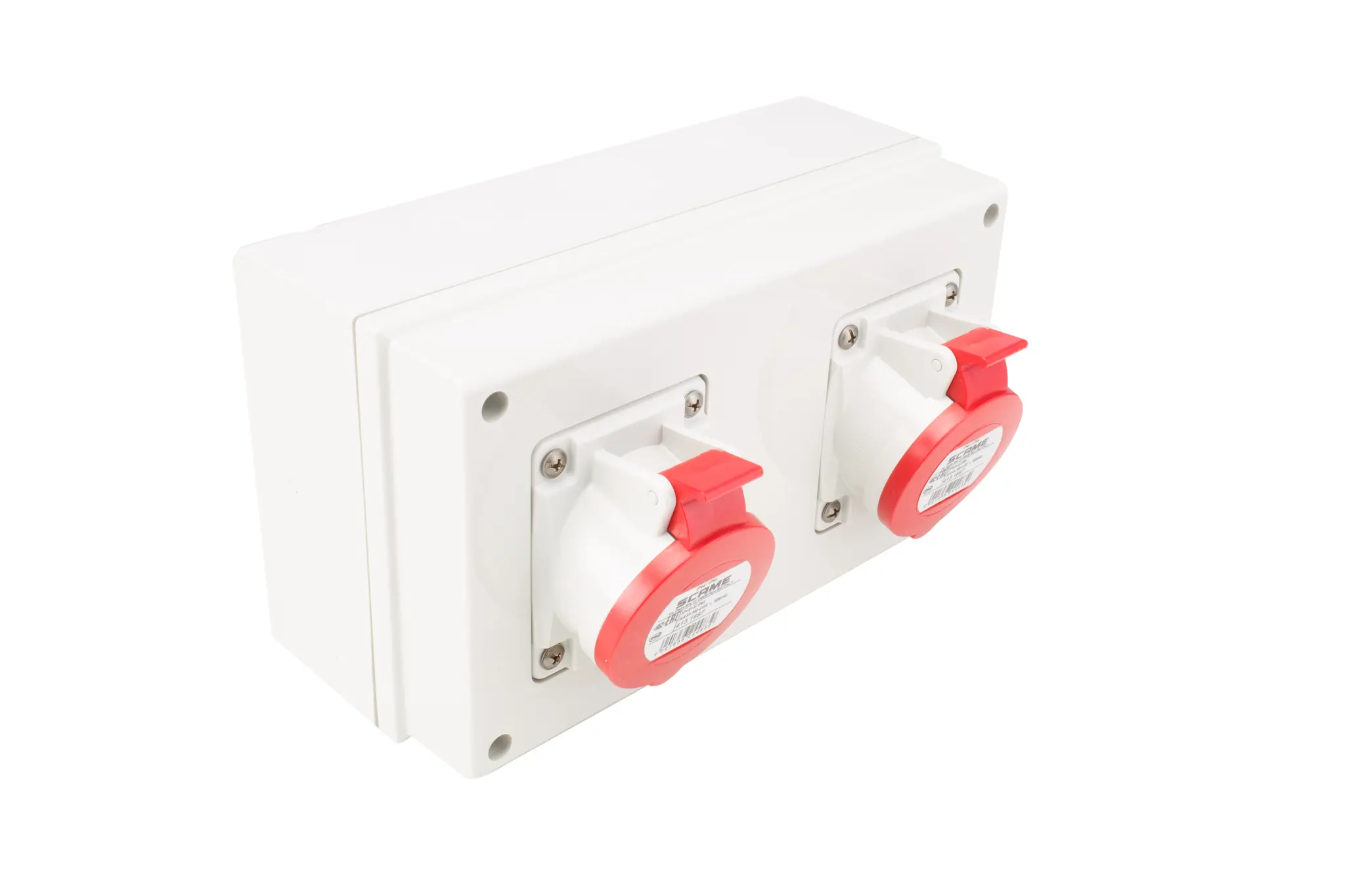 Scame Buchse Rot, 346 → 415 V. / 16A, SMD IP44