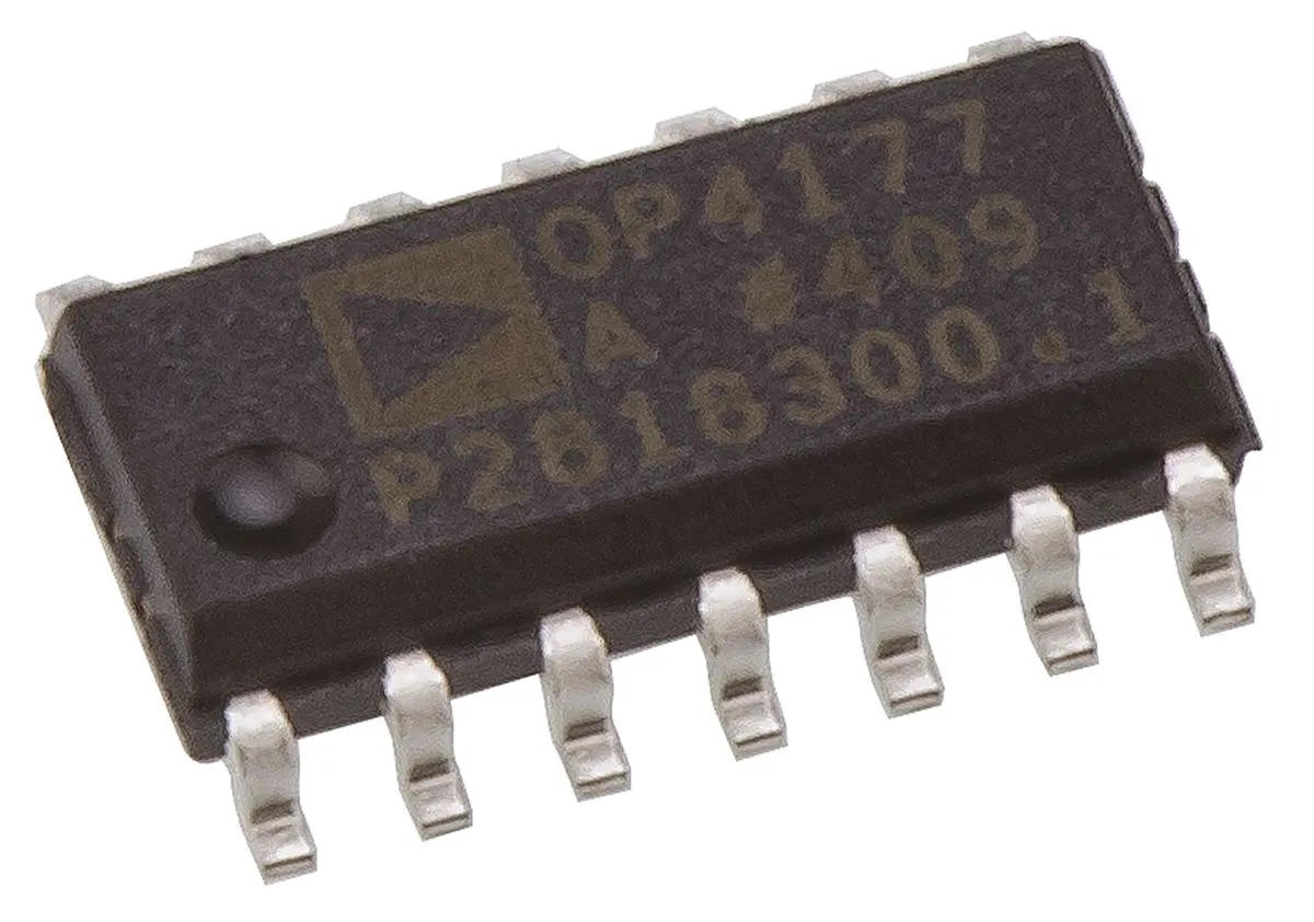Analog Devices Operationsverstärker Oberfläche 1.3 MHz SOIC, biplor typ. 36 V, biplor typ. 2.5 V, 14-Pin