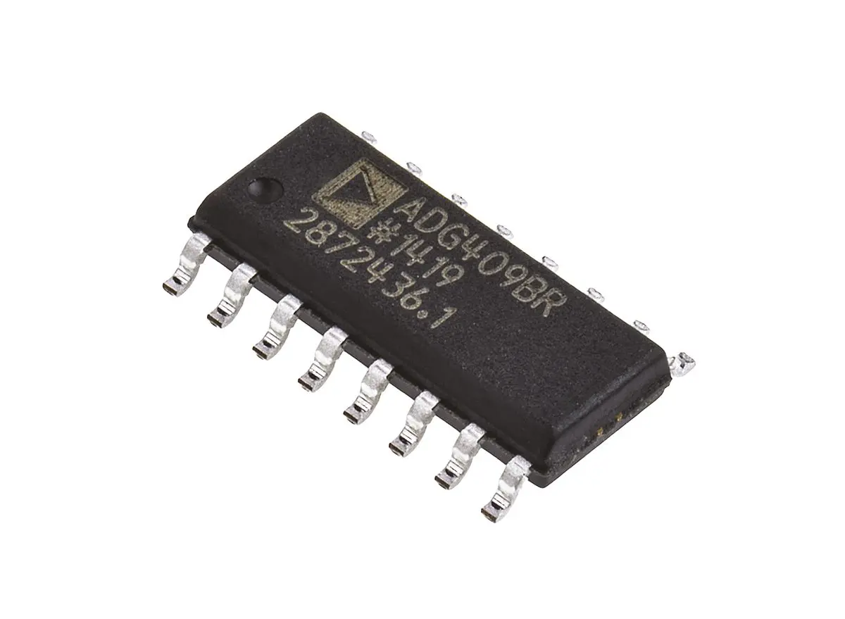 Produktfoto 1 von Analog Devices Multiplexer, 16-Pin 2, SOIC, CMOS Multiplexer, 15 V- bipolar, -15 V- bipolar