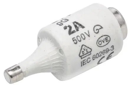 ETI class gG/gL DIAZED-Sicherung, Typ D2, 2A, 500V ac, 50 kA, E27 Gewinde