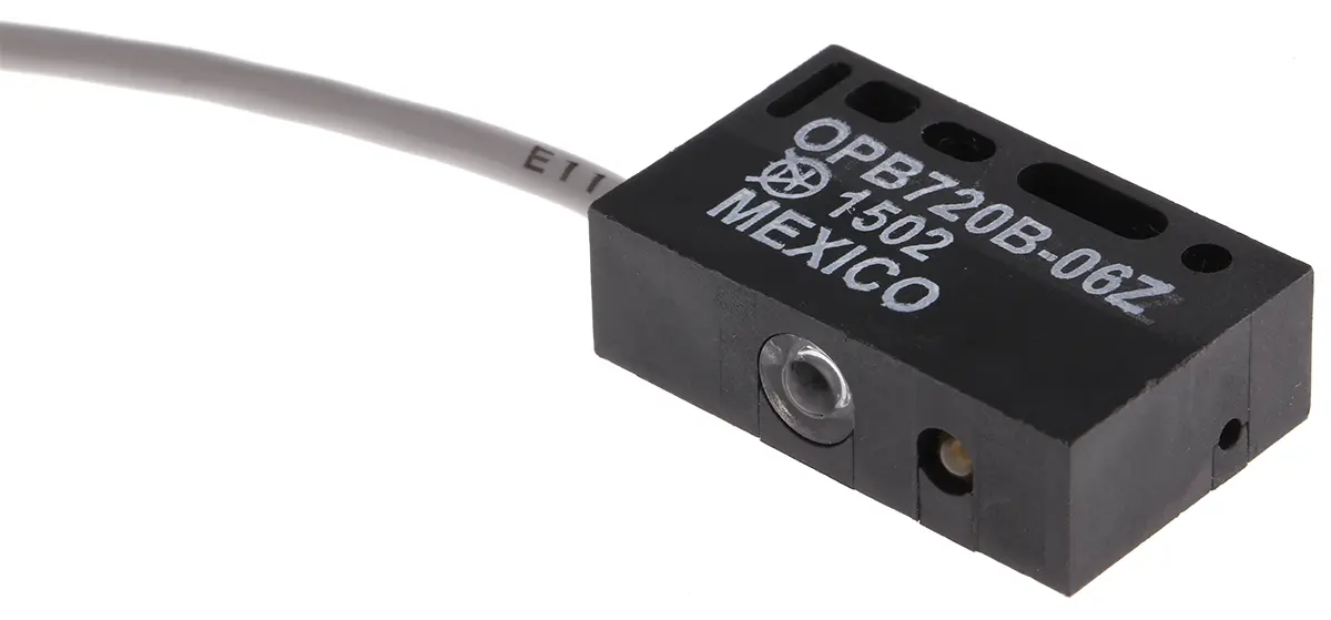 Produktfoto 1 von Optek OPB720 Reflexionslichtschranke 152mm Peak Abstand Open-Collector-Ausgang, 3-Pin 1-Kanal