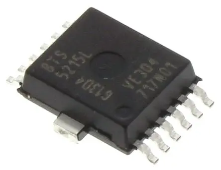 Produktfoto 1 von Infineon BTS5215L 2 Leistungsschalter-IC High-Speed High-Side 0.07 Ω 14-Pin 2 Ausg. DSO