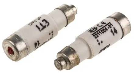 Produktfoto 1 von ETI D-fuse NEOZED-Sicherung, Typ D01, 10A, 400V ac, 50 kA, E14 Gewinde