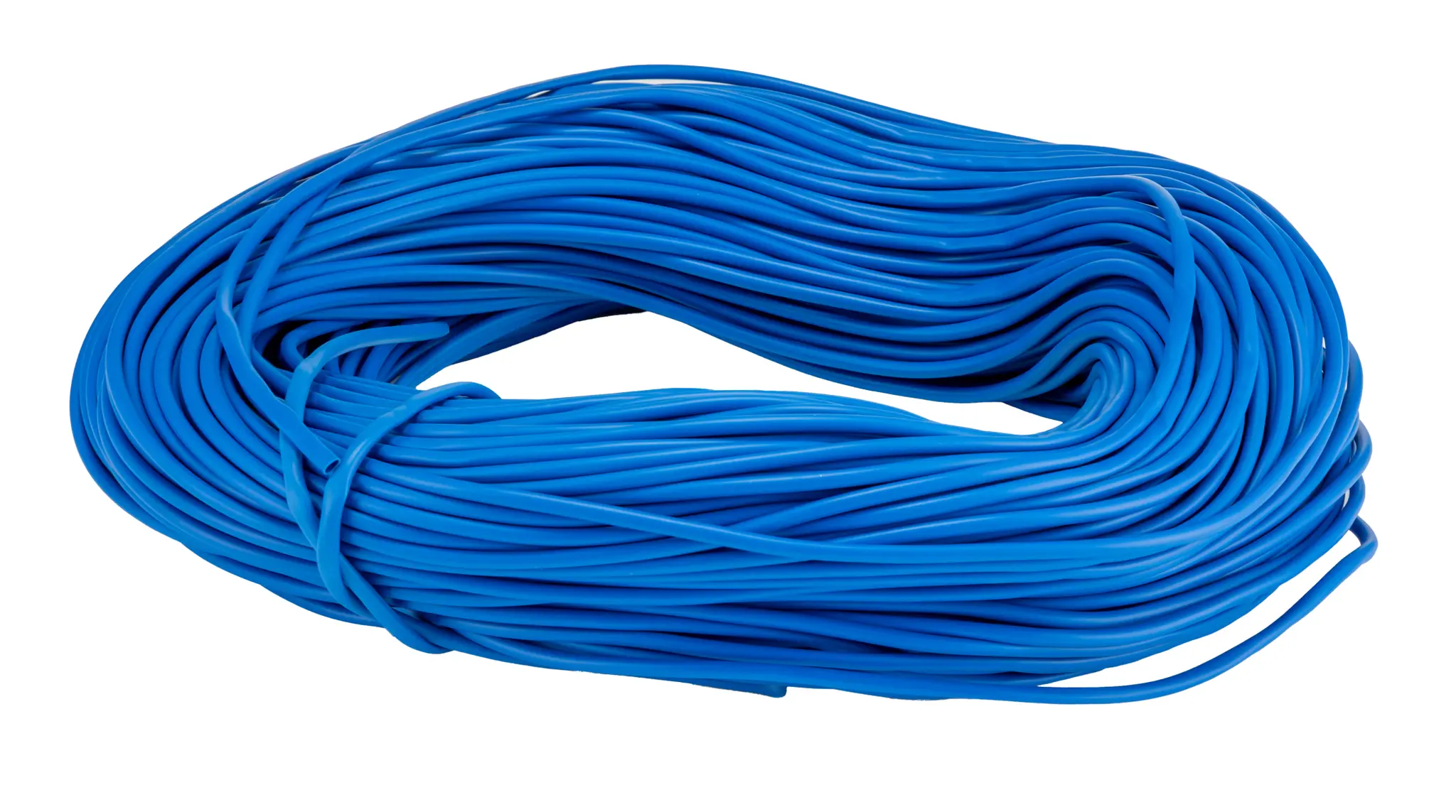 Produktfoto 1 von HellermannTyton Kabelschlauch Blau PVC für Kabel-Ø 3mm, Länge 100m