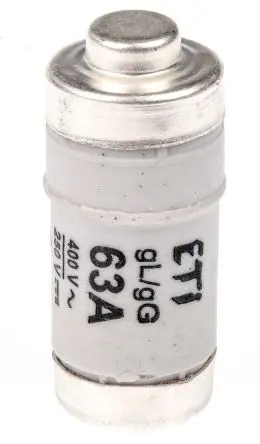Produktfoto 1 von ETI NEOZED-Sicherung, Typ D02, 63A, 400V ac, 50 kA, E18 Gewinde