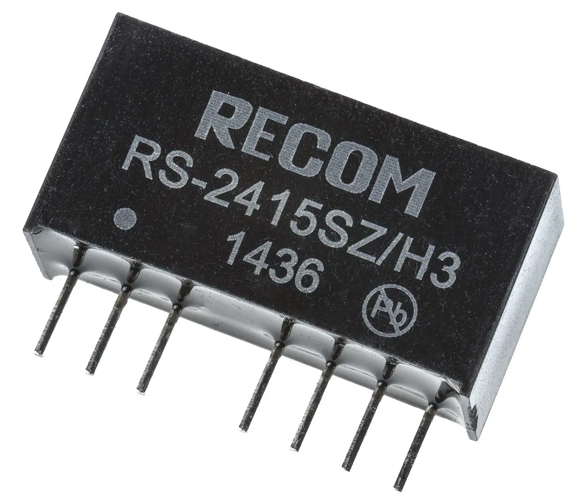 Recom RS DC/DC-Wandler 2W 24 V dc IN, 15V dc OUT / 134mA Durchsteckmontage 3kV dc isoliert