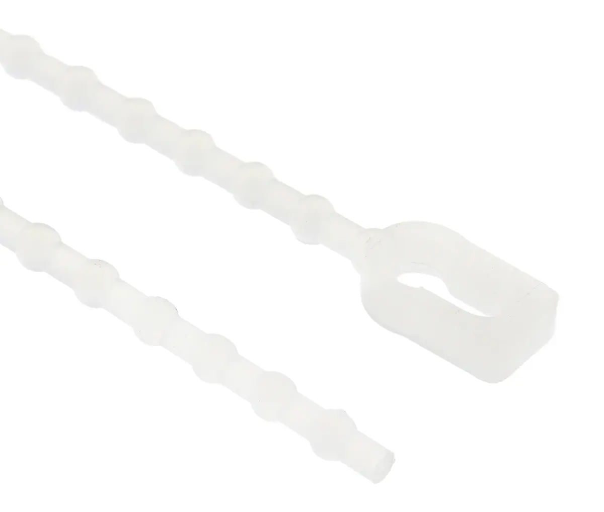 Produktfoto 1 von HellermannTyton RS1 Nylon 6.6 Kabelbinder Lösbar Natur 2 mm x 110 mm