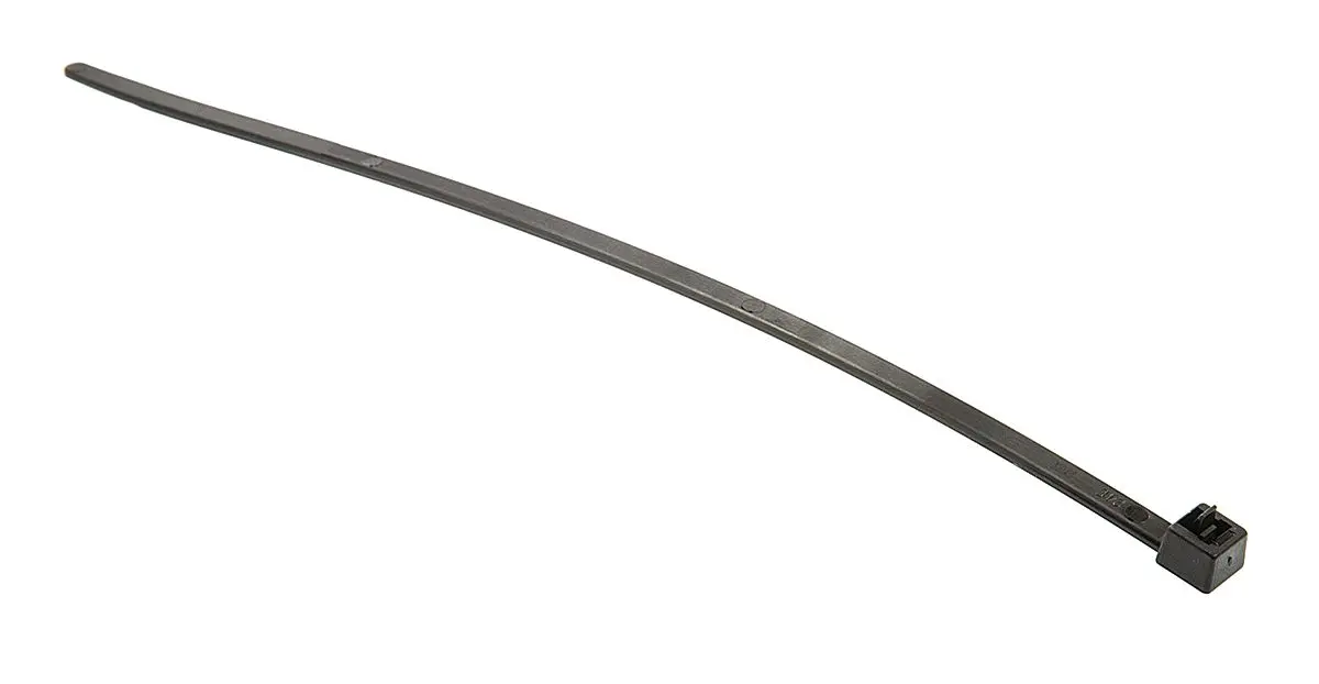 Produktfoto 1 von HellermannTyton RELK2R Nylon 6.6 Kabelbinder Lösbar Schwarz 4.6 mm x 200 mm