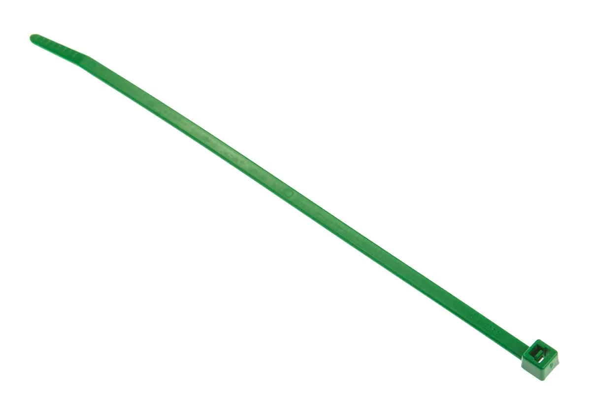 Produktfoto 1 von HellermannTyton T Nylon 6.6 Kabelbinder Nicht lösbar Grün 3.5 mm x 150 mm
