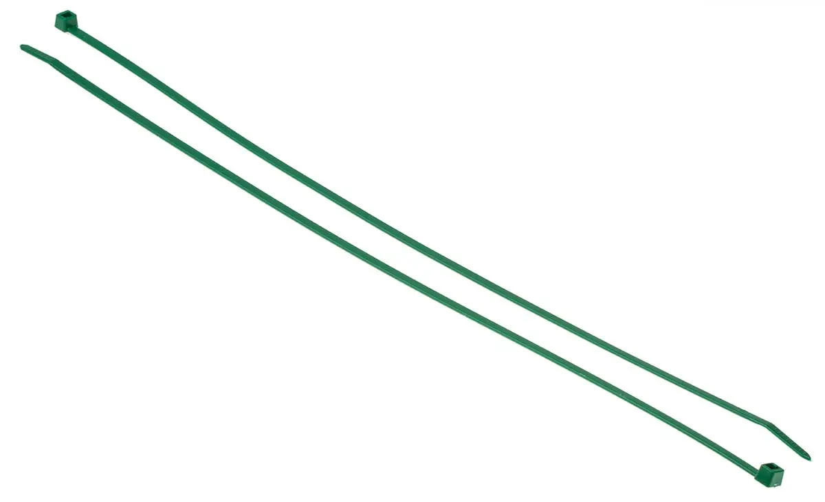 Produktfoto 1 von HellermannTyton T50L Nylon 6.6 Kabelbinder Nicht lösbar Grün 4.6 mm x 390 mm