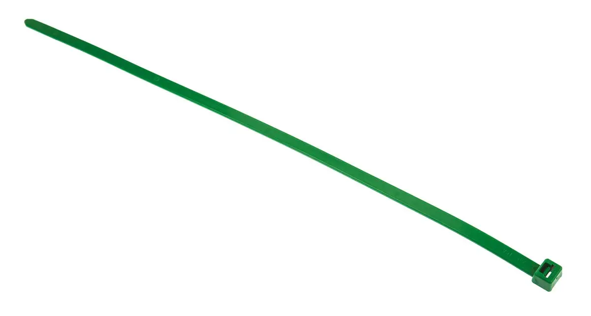 Produktfoto 1 von HellermannTyton T120R Nylon 6.6 Kabelbinder Nicht lösbar Grün 7.6 mm x 380 mm