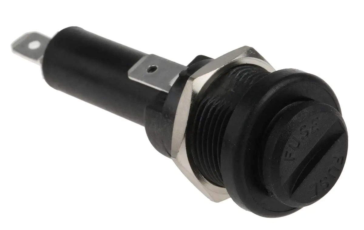 Produktfoto 1 von Bulgin Sicherungshalter für 6.3 x 32mm Sicherungen 13A 250V ac, Serie FX 1P-polig