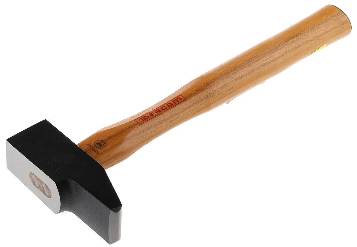 Produktfoto 1 von Facom Hammer, Ingenieurshammer aus Stahl 725 g Hickory-Holz-Stiel 300 mm