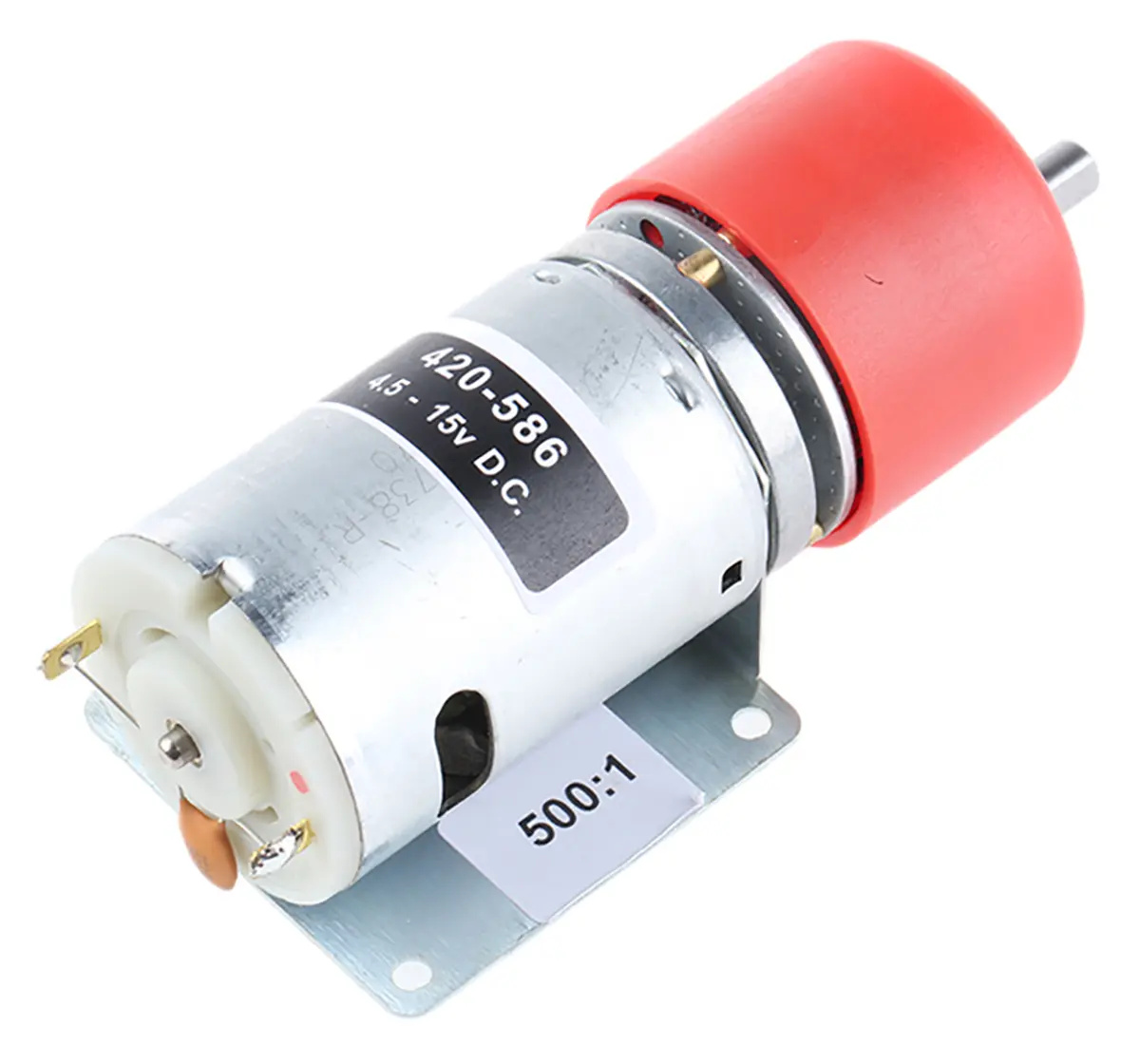 Produktfoto 1 von RS PRO 919D Bürsten-Getriebemotor DC-Getriebemotor bis 59 Ncm 500:1, 12V dc / 19.8 W, 29U/min, Wellen-Ø 6 mm, 39mm x 78