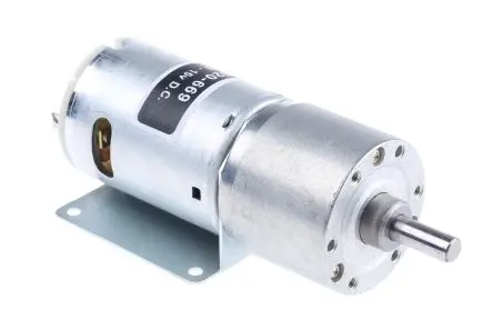 Produktfoto 1 von RS PRO 970D Bürsten-Getriebemotor DC-Getriebemotor bis 29 Ncm 47:1, 15V dc, 4.5 V dc / 19.8 W, 309U/min, Wellen-Ø 6 mm,