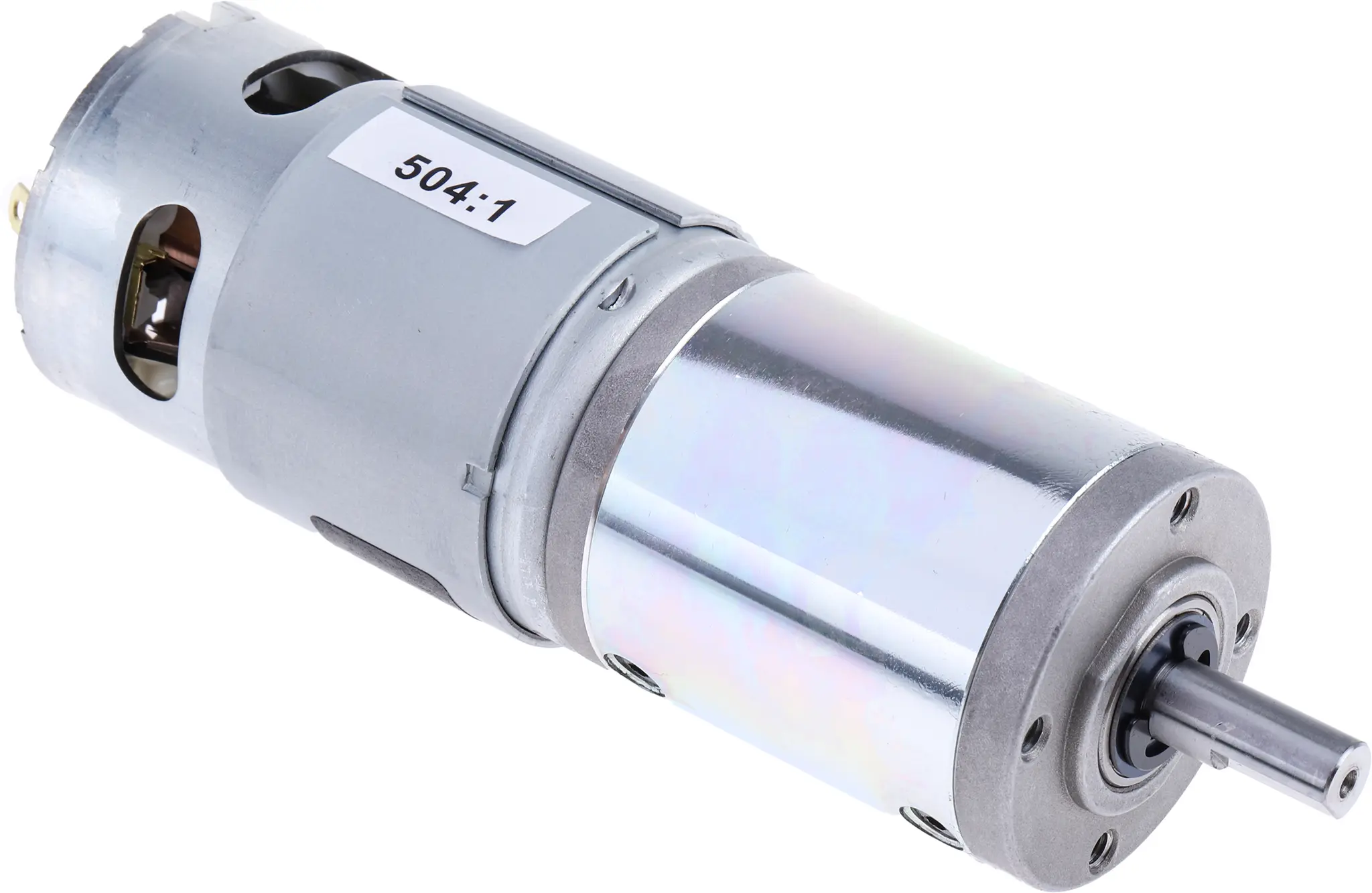 Produktfoto 1 von RS PRO 975D Bürsten-Getriebemotor DC-Getriebemotor bis 2.9 Nm 504:1, 12V dc / 41.3 W, 14U/min, Wellen-Ø 8 mm, 44.6mm x