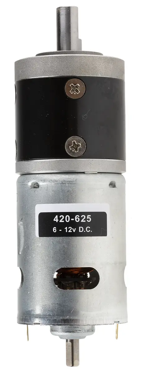 Produktfoto 1 von RS PRO 986D Bürsten-Getriebemotor DC-Getriebemotor bis 95 Ncm 4:1, 12 V / 38.7 W, 1250 rpm, Wellen-Ø 12 mm, 51.8 mm x