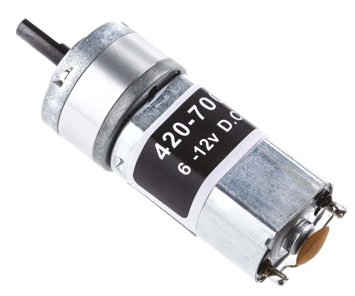 Produktfoto 1 von RS PRO 944D Bürsten-Getriebemotor DC-Getriebemotor bis 24 mNm 4:1, 12 V / 1.36 W, 2000 rpm, Wellen-Ø 4 mm, 22 mm x 46.4